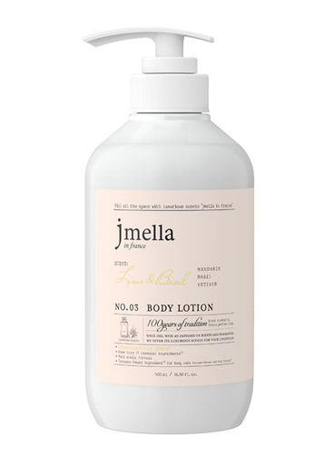 Парфюмированный лосьон для тела Jmella In France Lime & Basil 500мл